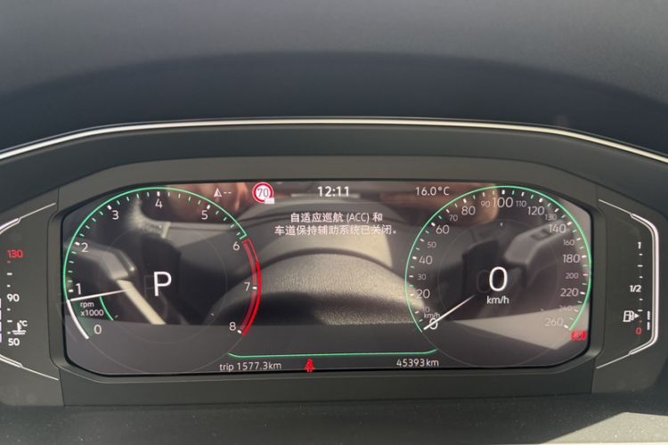 Used Volkswagen Magotan 2023 2 Million Units Commemorative Edition 330TSI DSG Luxury Version Odometer Close Up