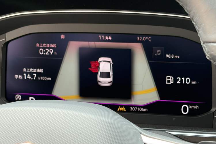 Used Volkswagen Magotan 2023 2 Million Units Commemorative Edition 330TSI DSG Luxury Version Odometer Close Up