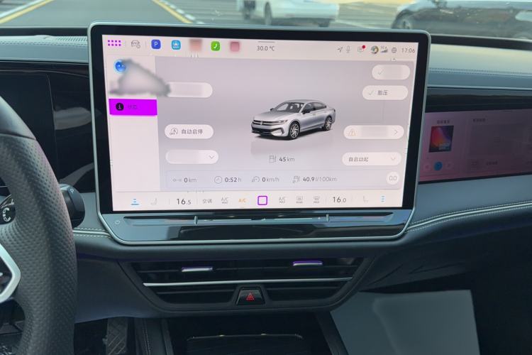 Used Volkswagen Magotan 2024 380TSI DSG Prestige Edition DaMai Package Audio And AC Panel