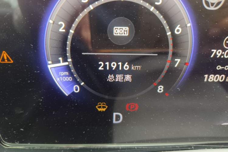 Used Volkswagen Magotan 2024 380TSI DSG Prestige Edition DaMai Package Odometer Close Up