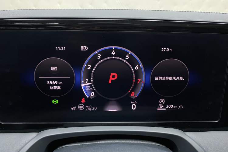 Used Volkswagen Magotan 2024 380TSI DSG Ultimate Edition Odometer Close Up