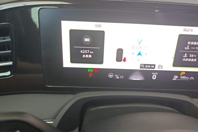 Used Volkswagen Magotan 2024 380TSI DSG Ultimate Edition Odometer Close Up