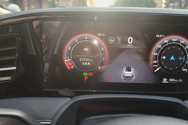 Used Volkswagen Magotan 2024 380TSI DSG Ultimate Edition Odometer Close Up