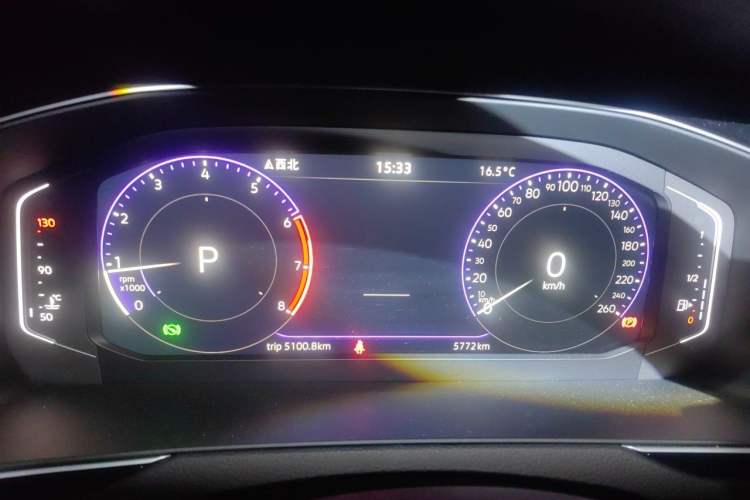 Used Volkswagen Magotan 2025 Revised Version Zhongxiang Edition 330TSI DSG Luxury Trim Instrument Cluster