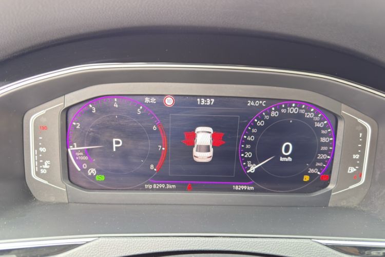 Used Volkswagen Magotan 2025 Zhongxiang Version 330TSI DSG Luxury Edition Odometer Close Up