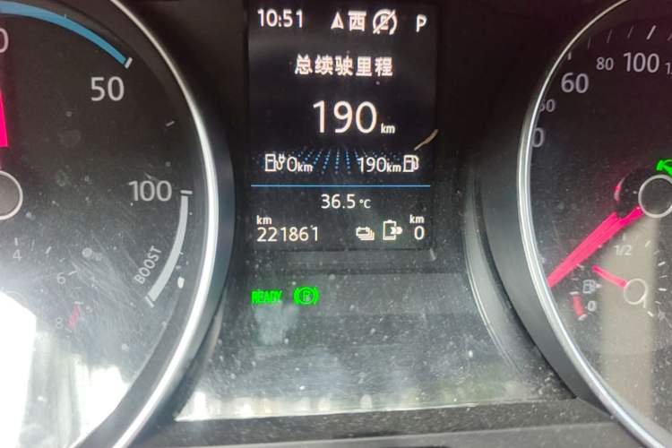 Used Volkswagen Magotan GTE Plug-in Hybrid 2020 GTE Prestige Model Odometer Close Up
