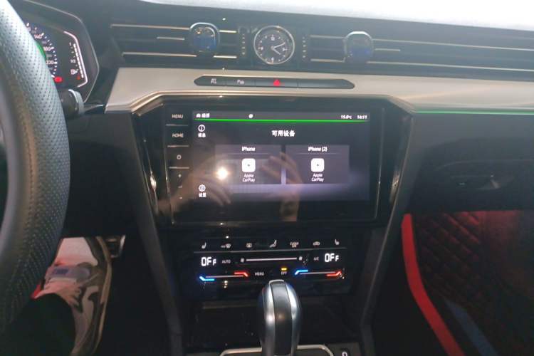 Used Volkswagen Magotan GTE Plug-in Hybrid 2022 GTE Prestige Model Audio And AC Panel