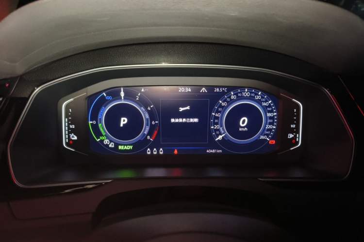 Used Volkswagen Magotan GTE Plug-in Hybrid 2022 GTE Luxury Model Instrument Cluster
