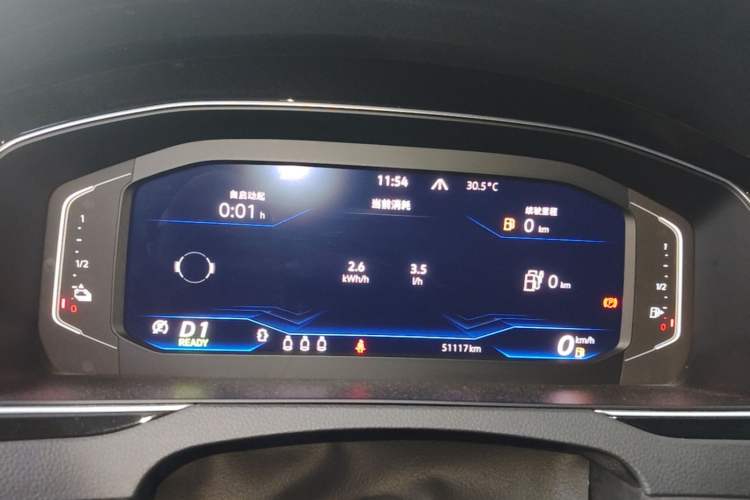 Used Volkswagen Magotan GTE Plug-in Hybrid 2022 GTE Luxury Model Instrument Cluster