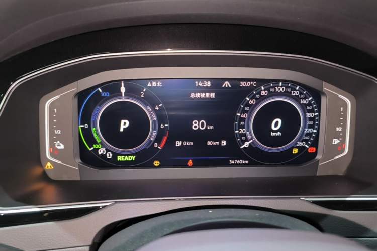 Used Volkswagen Magotan GTE Plug-in Hybrid 2022 GTE Luxury Model Instrument Cluster