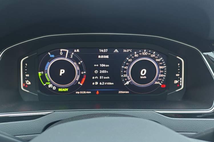 Used Volkswagen Magotan GTE Plug-in Hybrid 2022 GTE Luxury Model Instrument Cluster