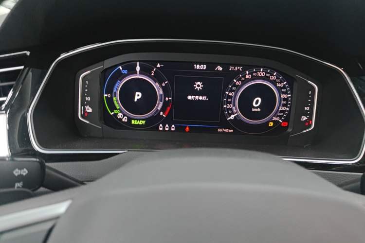 Used Volkswagen Magotan GTE Plug-in Hybrid 2022 GTE Luxury Model Instrument Cluster