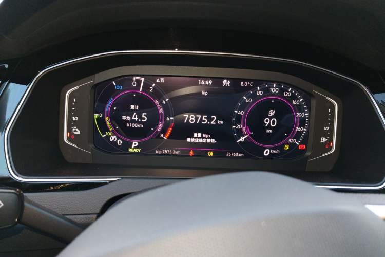 Used Volkswagen Magotan GTE Plug-in Hybrid 2022 GTE Luxury Model Instrument Cluster