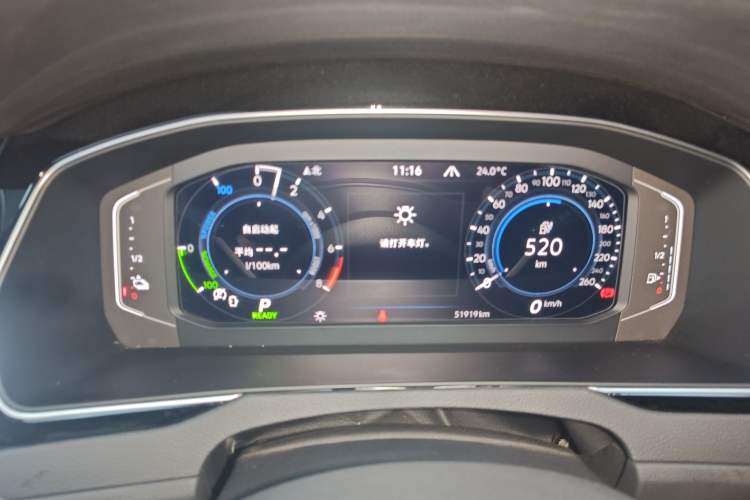 Used Volkswagen Magotan GTE Plug-in Hybrid 2022 GTE Luxury Model Instrument Cluster