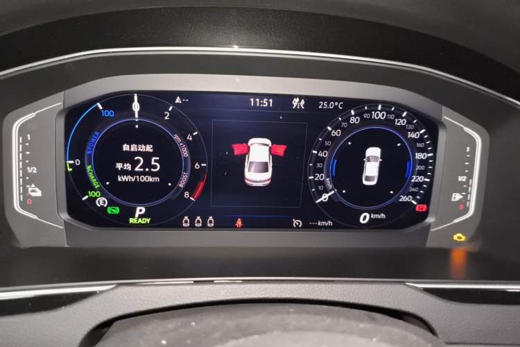 Used Volkswagen Magotan GTE Plug-in Hybrid 2022 GTE Luxury Model Instrument Cluster