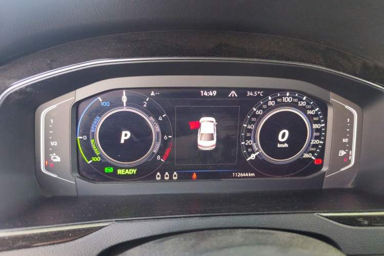 Used Volkswagen Magotan GTE Plug-in Hybrid 2022 GTE Luxury Model Instrument Cluster