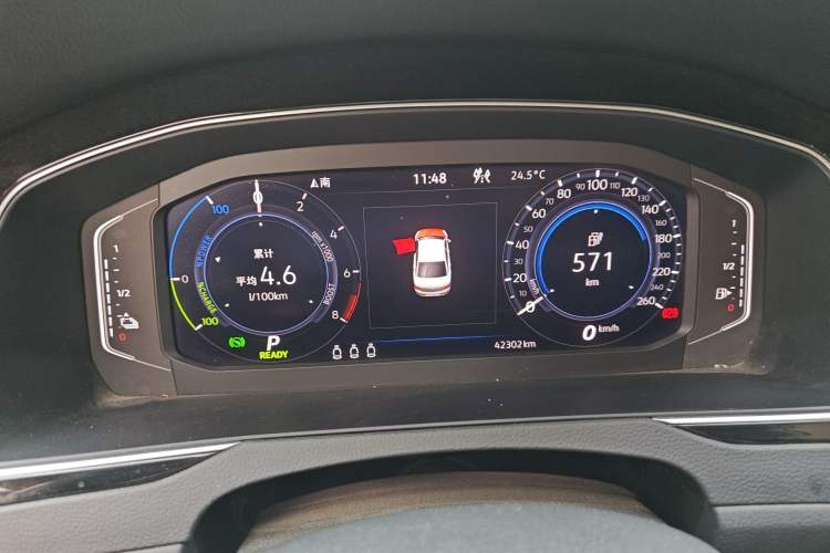 Used Volkswagen Magotan GTE Plug-in Hybrid 2022 GTE Luxury Model Instrument Cluster
