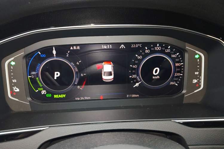 Used Volkswagen Magotan GTE Plug-in Hybrid 2022 GTE Luxury Model Instrument Cluster