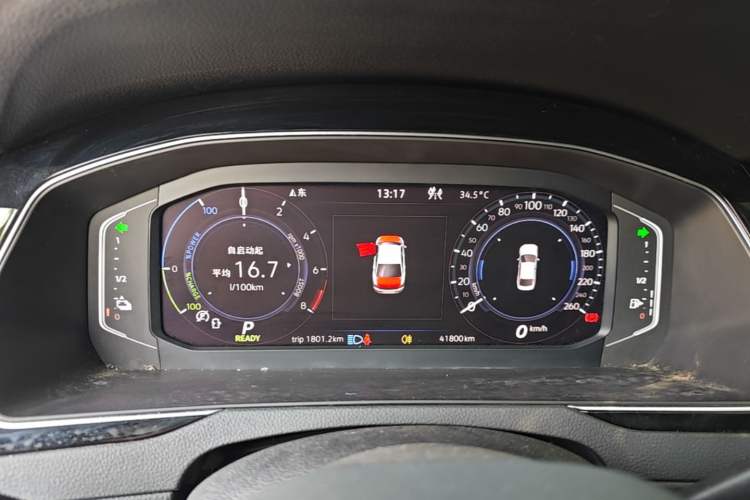 Used Volkswagen Magotan GTE Plug-in Hybrid 2022 GTE Luxury Model Instrument Cluster