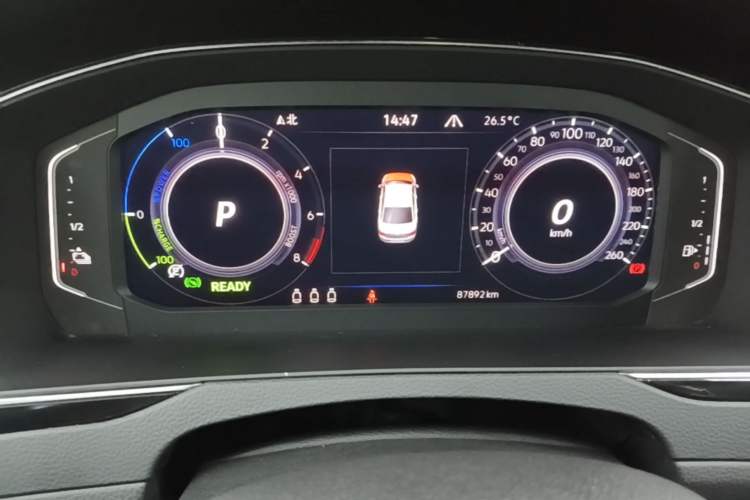 Used Volkswagen Magotan GTE Plug-in Hybrid 2022 GTE Luxury Model Instrument Cluster