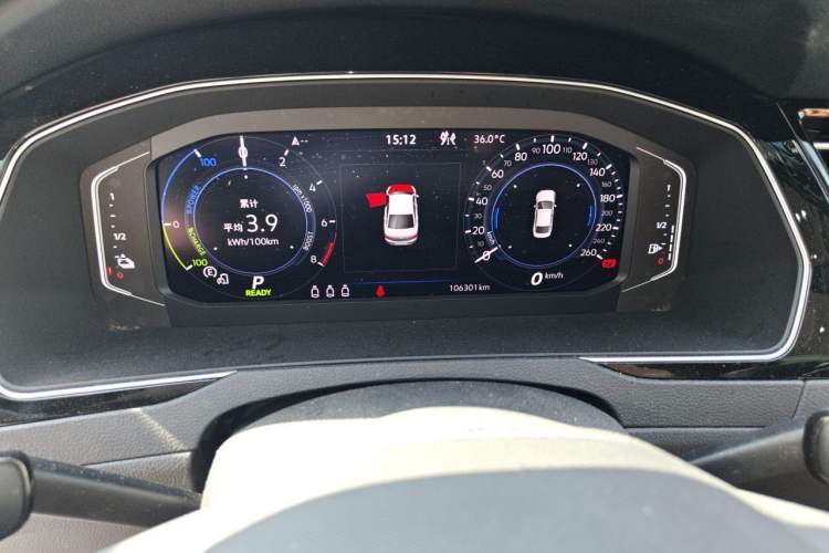 Used Volkswagen Magotan GTE Plug-in Hybrid 2022 GTE Luxury Model Instrument Cluster