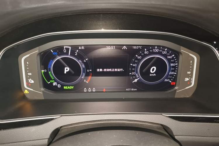 Used Volkswagen Magotan GTE Plug-in Hybrid 2022 GTE Luxury Model Instrument Cluster