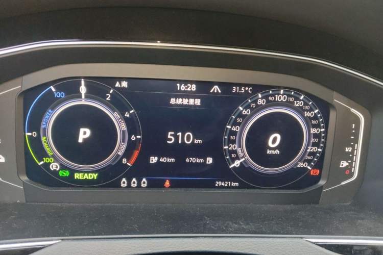 Used Volkswagen Magotan GTE Plug-in Hybrid 2022 GTE Luxury Model Instrument Cluster