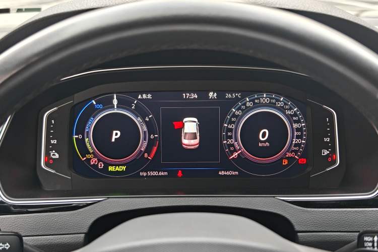 Used Volkswagen Magotan GTE Plug-in Hybrid 2022 GTE Luxury Model Instrument Cluster