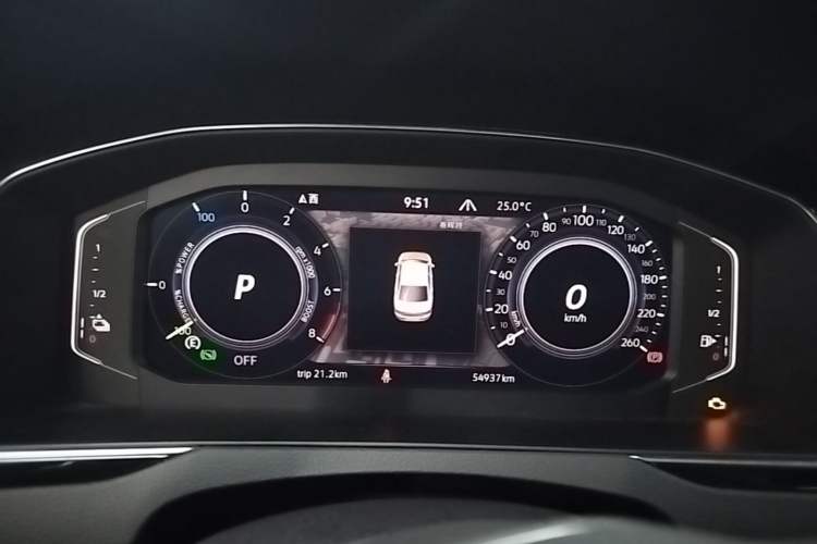 Used Volkswagen Magotan GTE Plug-in Hybrid 2022 GTE Luxury Model Instrument Cluster