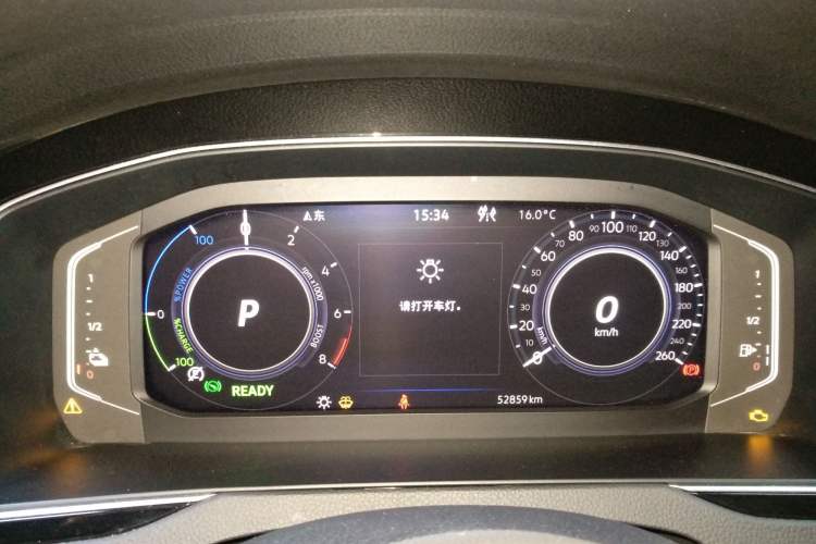 Used Volkswagen Magotan GTE Plug-in Hybrid 2022 GTE Luxury Model Instrument Cluster