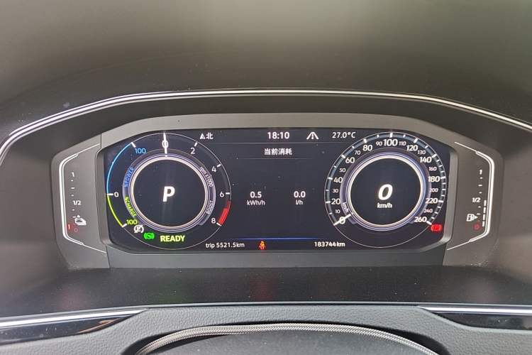 Used Volkswagen Magotan GTE Plug-in Hybrid 2022 GTE Luxury Model Instrument Cluster