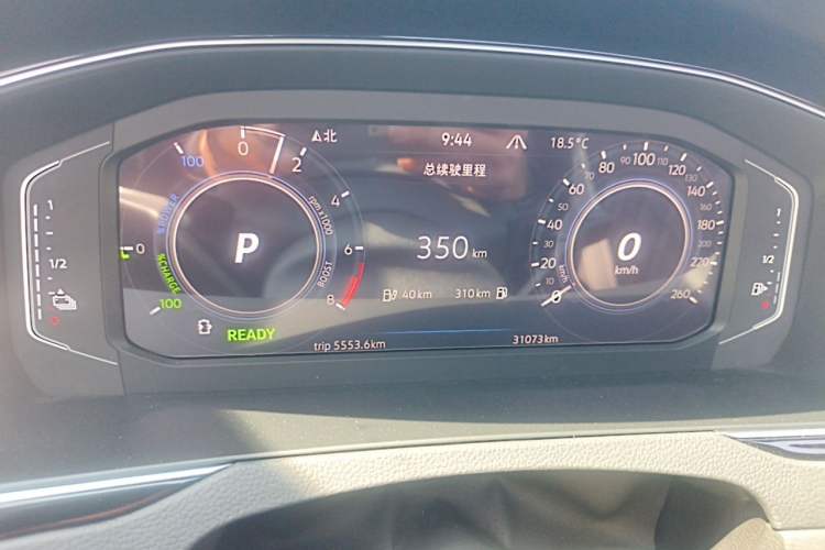 Used Volkswagen Magotan GTE Plug-in Hybrid 2022 GTE Luxury Model Instrument Cluster