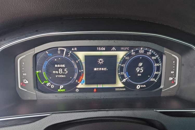 Used Volkswagen Magotan GTE Plug-in Hybrid 2022 GTE Luxury Model Instrument Cluster