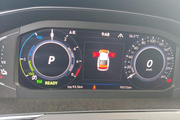 Used Volkswagen Magotan GTE Plug-in Hybrid 2022 GTE Luxury Model Instrument Cluster