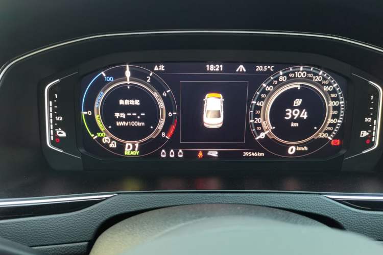 Used Volkswagen Magotan GTE Plug-in Hybrid 2022 GTE Luxury Model Odometer Close Up