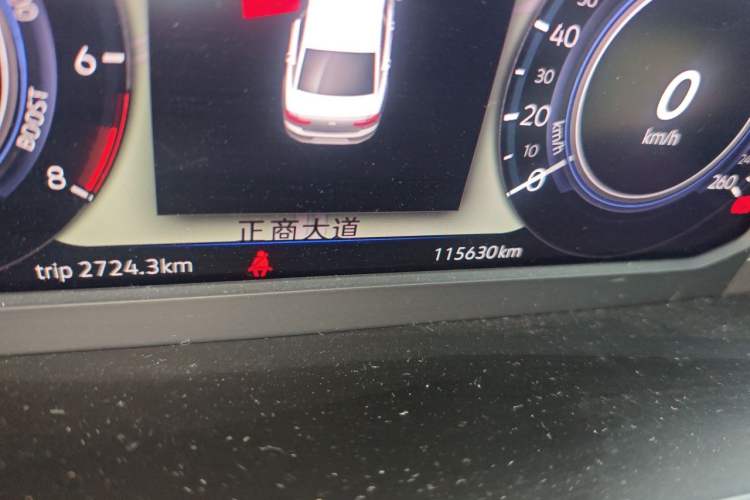 Used Volkswagen Magotan GTE Plug-in Hybrid 2022 GTE Luxury Model Odometer Close Up