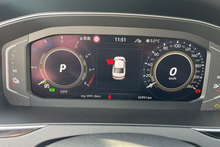 Used Volkswagen Magotan GTE Plug-in Hybrid 2022 GTE Prestige Model Odometer Close Up