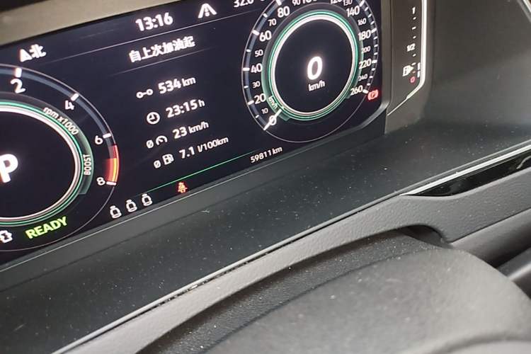 Used Volkswagen Magotan GTE Plug-in Hybrid 2022 GTE Prestige Model Odometer Close Up