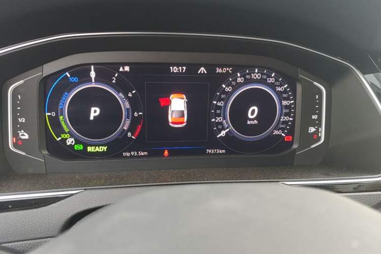 Used Volkswagen Magotan GTE Plug-in Hybrid 2022 GTE Luxury Model Odometer Close Up