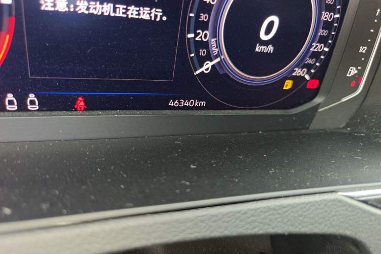 Used Volkswagen Magotan GTE Plug-in Hybrid 2022 GTE Luxury Model Odometer Close Up