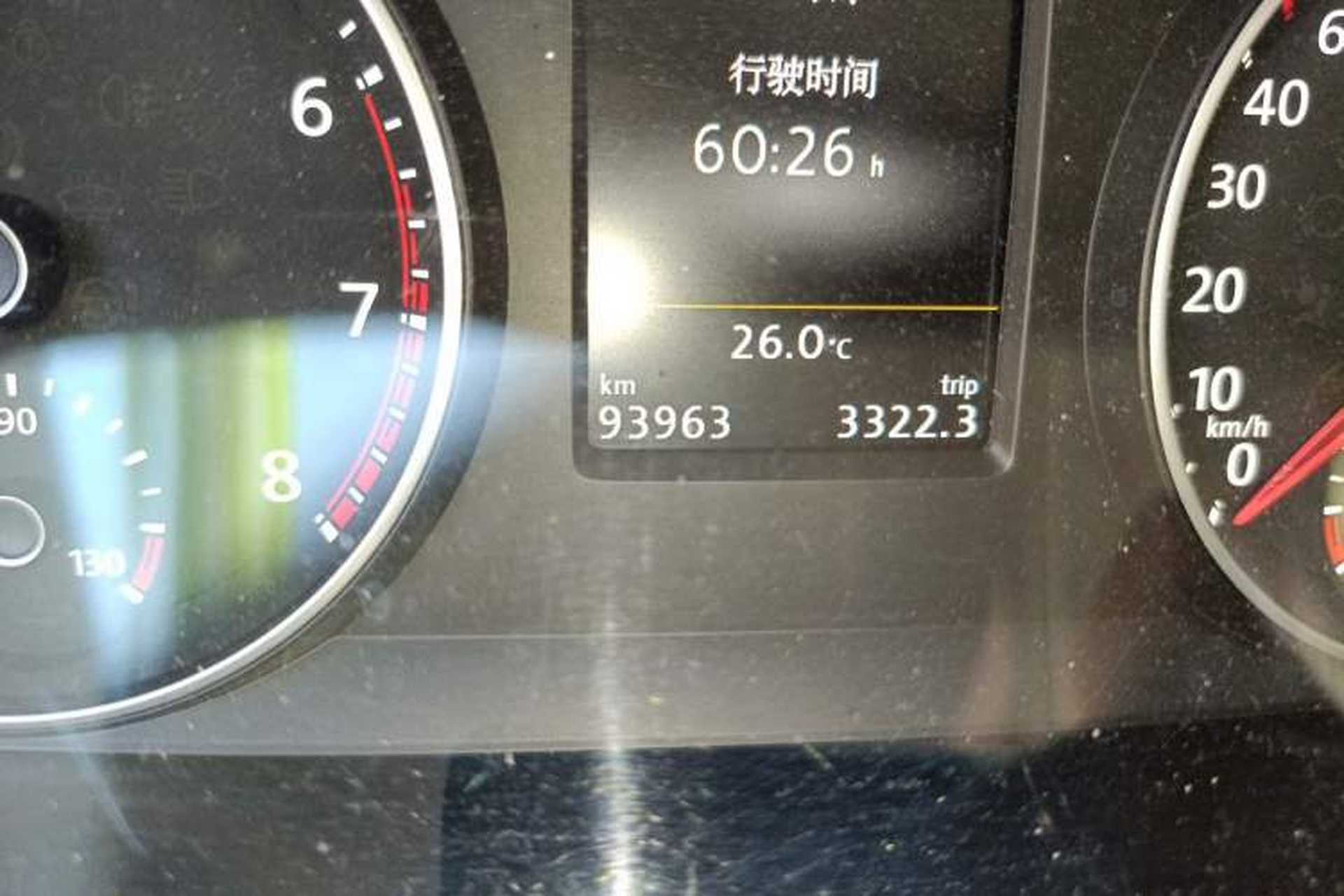 Used Volkswagen Multivan 2018 2.0 TSI 4x4 Prestige Edition 7-Seater Odometer Close Up
