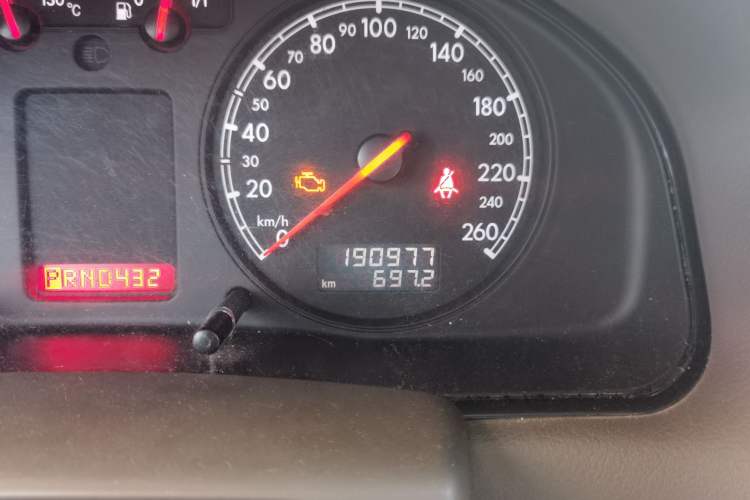 Used Volkswagen Passat 2007 1.8T Automatic Luxury Model Odometer Close Up