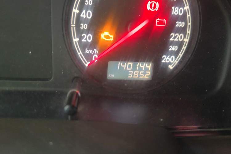 Used Volkswagen Passat 2007 2.0L Manual Standard Edition Odometer Close Up