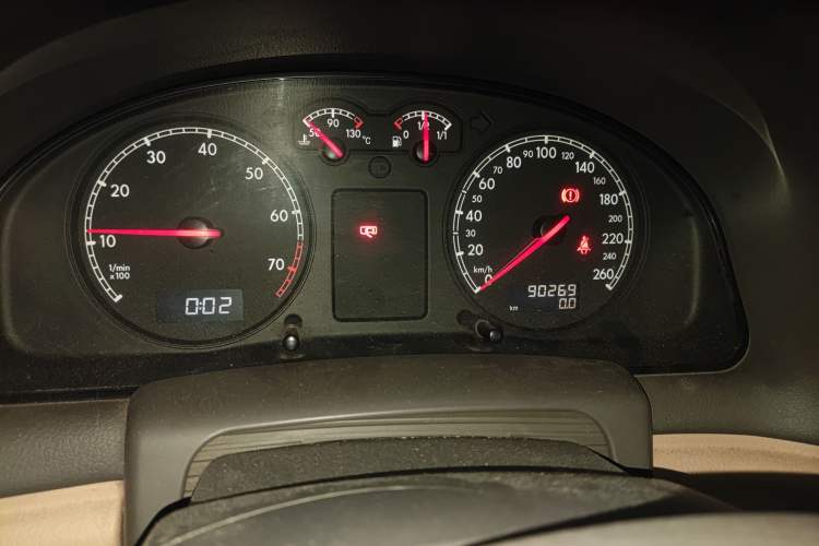 Used Volkswagen Passat 2007 1.8T Manual Standard Model Odometer Close Up