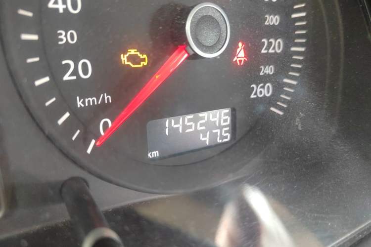 Used Volkswagen Passat 2009 1.8T Automatic Luxury Edition Odometer Close Up