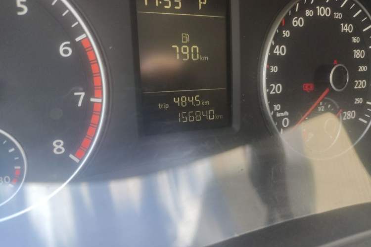 Used Volkswagen Passat 2011 1.8TSI Automatic Prestige Edition Odometer Close Up