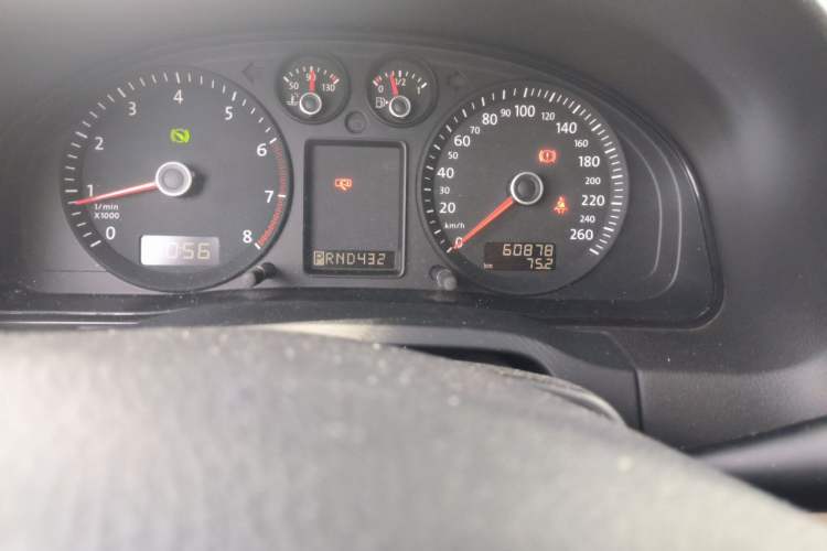 Used Volkswagen Passat 2011 1.8T Automatic Luxury Model Odometer Close Up