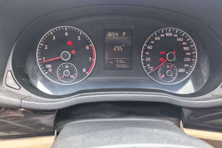 Used Volkswagen Passat  Odometer Close Up