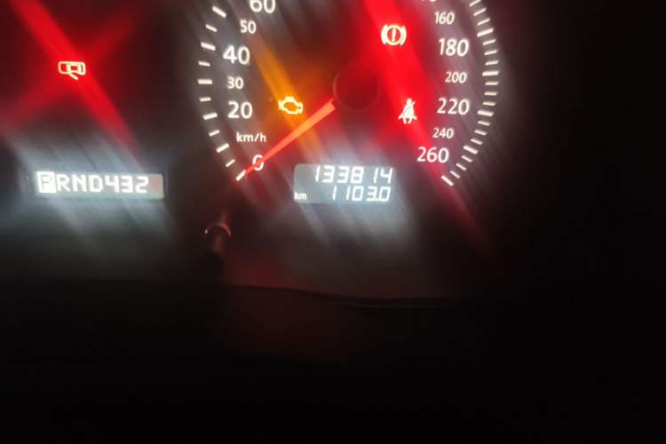 Used Volkswagen Passat 2011 1.8T Automatic Luxury Model Odometer Close Up