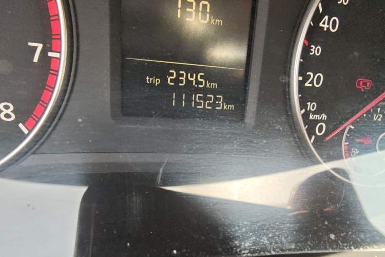 Used Volkswagen Passat 2011 1.8TSI Automatic Prestige Edition Odometer Close Up